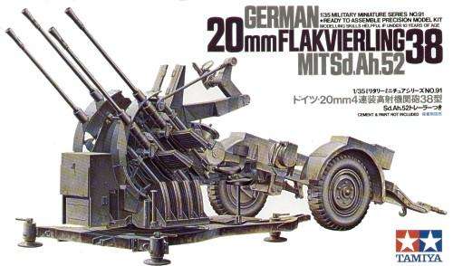 Tamiya 1/35 German 20mm Flakvierling