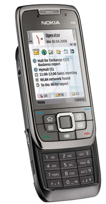 Nokia E66 - grey (Unlocked) WIFI GPS Cellular Phone