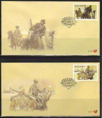 RSA 1999 ANGLO BOER WAR FDC 6.110 & 6.111