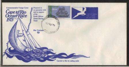 SHIPPING COM COVER - CAPE TO RIO 1973