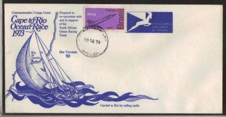 SHIPPING COM COVER - CAPE TO RIO 1973