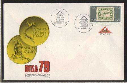 PHILATELIC EXHIBITION COM COVER - RSA 1979 DISA 79 30/3/79-7/4/79 WITH TAG AT BOTTOM