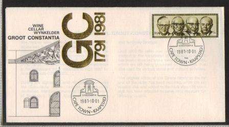 RSA 1981 GROOT CONSTANTIA WINE CELLAR COM COVER