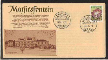 RSA 1981 COM COVER MATJIESFONTEIN