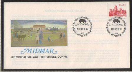 RSA 1988 COM COVER MIDMAR HISTORICAL VILLAGE