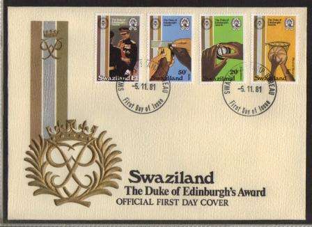 SWAZILAND 1981 DUKE OF EDINBURGH'S AWARD FDC
