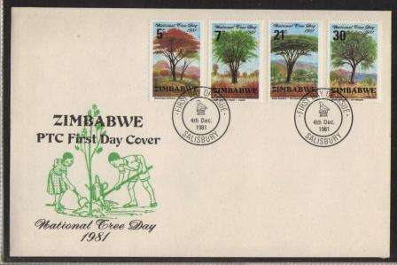 ZIMBABWE 1981 NATIONAL TREE DAY FDC