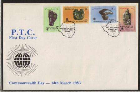 ZIMBABWE 1983 COMMONWEALTH DAY FDC