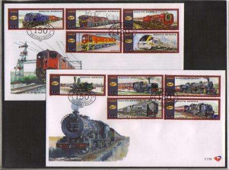 RSA 2010 TRAINS FDC 7.170 & 7.171