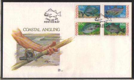 NAMIBIA 1994 COASTAL ANGLING FDC 2.2