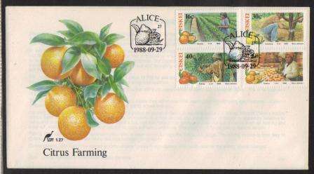 CISKEI 1988 CITRUS FARMING FDC 1.27