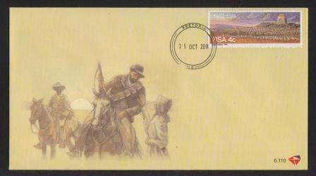 RSA 2011 ANGLO BOER WAR COM COVER CXD PRETORIA 25/10/2011