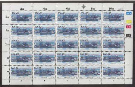 RSA 1989 ENERGY SOURCES 40c MNH FULL SHEET OF 25