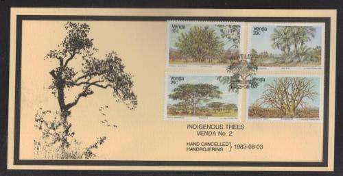 VENDA 1983 INDIGENOUS TREES PRIVATE HAND CANCELLED MAXI CARD #2