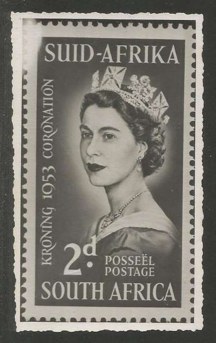 UNION SA 1953 CORONATION QUEEN ELIZABETH II PHOTOGRAPHIC MEDIA/PUBLICITY RELEASE