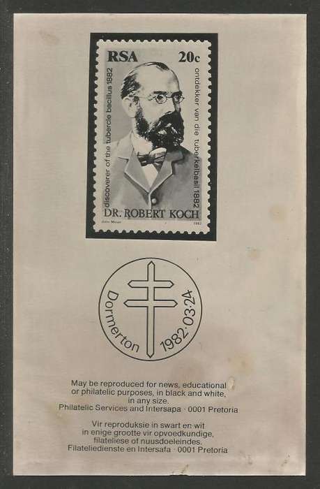 RSA 1982 DR ROBERT KOCH PHOTOGRAPHIC MEDIA/PUBLICITY RELEASE