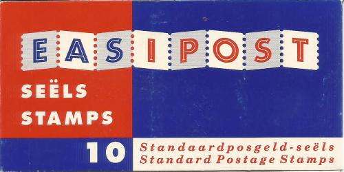 RSA 1996 RHINO BOOKLET ENGLISH TEXT HARRISON PAPER MNH STAMPS GUILLOTINED FLAP 4/96 1996/05/28