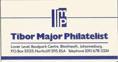 RSA 1983 PRIVATE BOOKLET BY TIBOR MAJOR PHILATELIST ROW 0.50 IN MARGIN