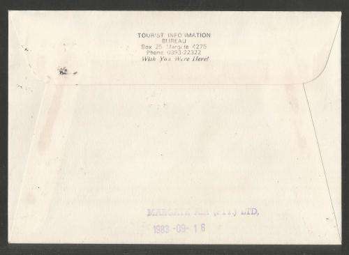 AVIATION 1983 KEMPAIR FLIGHT COVER #1.50 COMAIR 1ST FLIGHT FOKKER F27-200 JHB - MARGATE