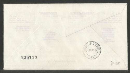 AVIATION 1992 FLITESTAR #28 1ST FLIGHT COVER DURBAN - PORT ELIZABETH 2/3/92