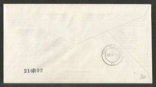 AVIATION 1992 FLITESTAR #30 1ST FLIGHT COVER CAPE TOWN - PORT ELIZABETH 2/3/92