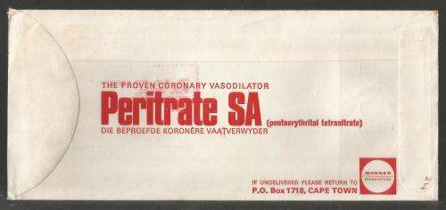 RSA 1969 MEDICAL CONGRESS DOCTORS FDC BY WARNER PHARMACEUTICALS