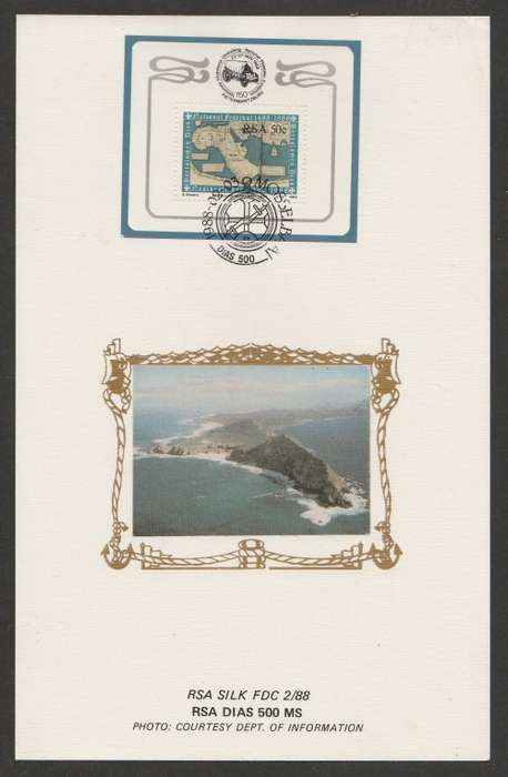 RSA 1988 DIAS 500 M/S LIMITED EDITION MAXISILK CARD # 2/88