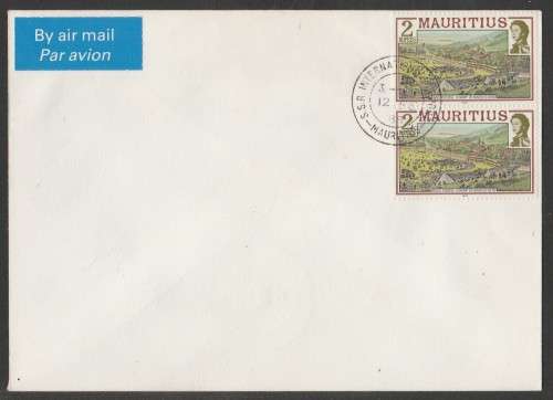 AVIATION 1989 FLIGHT COVER MAURITIUS-JAN SMUTS AIRPORT 12/2/89