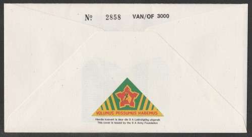 SA DEFENCE FORCE (SADF) COM COVER #7 - 1989 75 YEARS SA AND THE 1ST WORLD WAR