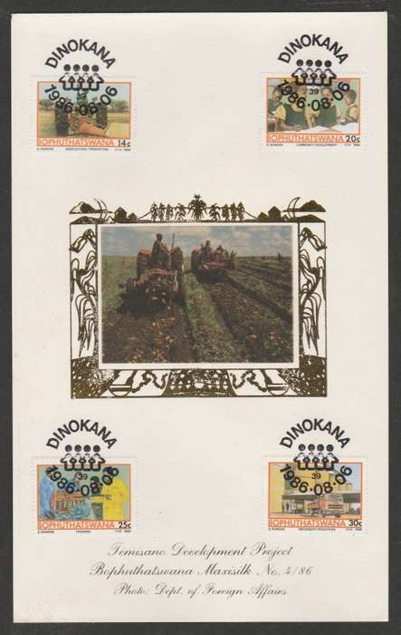 BOP 1986 TEMISANO PROJECT LIMITED EDITION MAXISILK CARD # 4/86