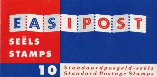RSA 1994 RHINO BOOKLET LATIN TEXT HARRISON PAPER MNH STAMPS GUILLOTINED FLAP 11/94 D10
