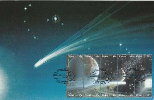 CISKEI 1986 HALLEYS COMET PRIVATE LIMITED EDITION MAXI CARD