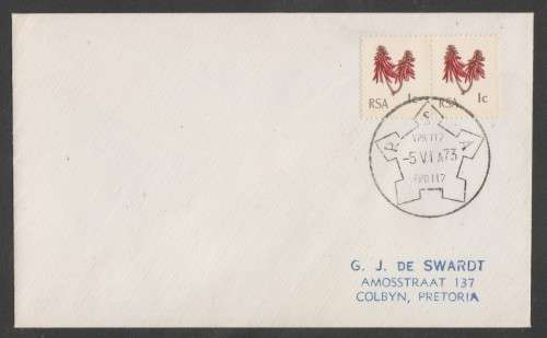 MILITARY COM COVER - 1973 FIELD POST OFFICE FPO117 A D/S 5/6/73