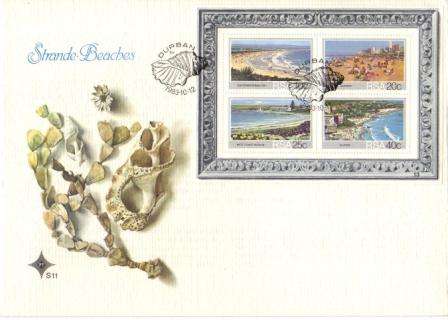RSA 1983 SA BEACHES FDC S11