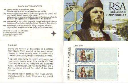 RSA 1988 FLOOD DISASTER (DIAS) BOOKLET 104/130 IN MARGIN
