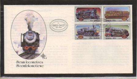 RSA 1983 STEAM LOCOMOTIVES FDC 4.4