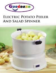 Electric  Salad Spnner and Potato Peeler