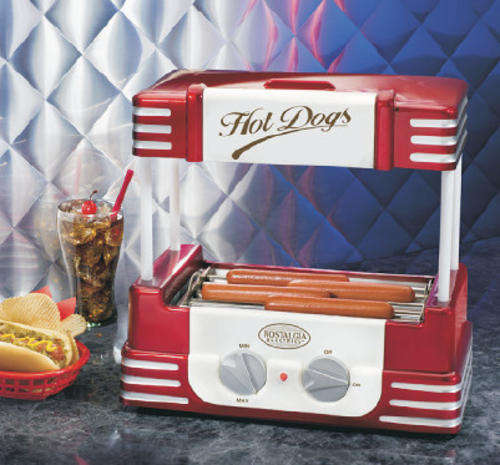 Retro Hotdog Roller and Griller