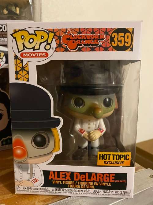 Funko Pop Movies Hot Topic Exclusive A Clockwork Orange Alex DeLarge masked 359