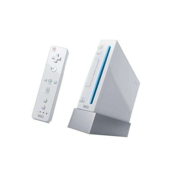 Nintendo Wii Console + `1 cont + 1 nunchack +power ac adaptor av cable