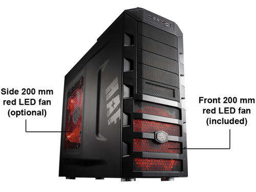 monster gaming pc HAF 932, Cooler Master + 20" samsung led screen Intel Core 2 Quad Q8200S Processor