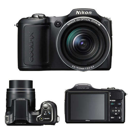 Nikon Coolpix L100 10-megapixel  28-420mm 15x optical zoom lens