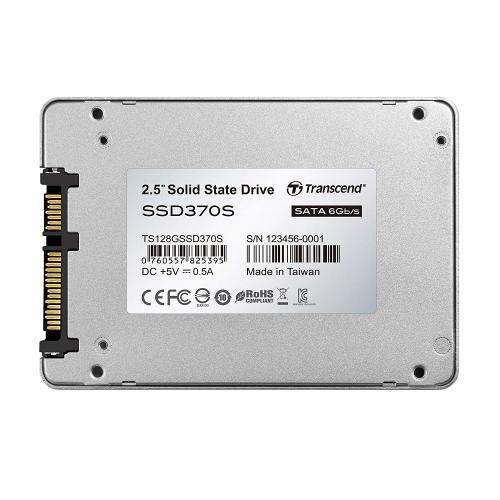 TRANSCEND SSD370S TS128GSSD370S 128GB SOLID STATE DRIVE 2.5''