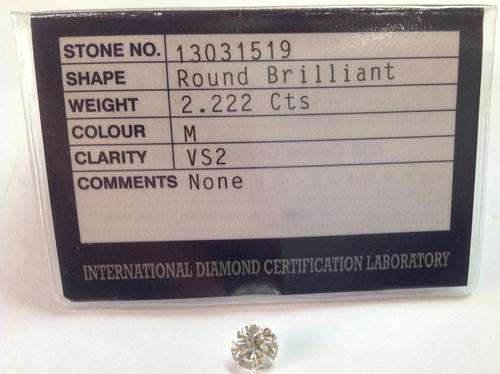 ROUND BRILLIANT CUT DIAMOND 2.222CT
