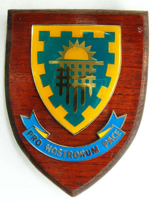 South Africa. Pro Nostrorum Pace Plaque