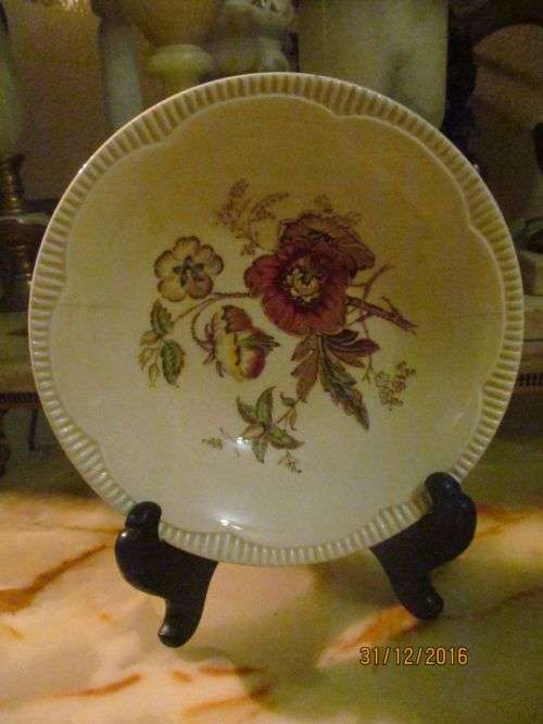 CLARICE CLIFF !! Vintage Fine Porcelain Bowl by Clarice Cliff - Georgian Spray Series