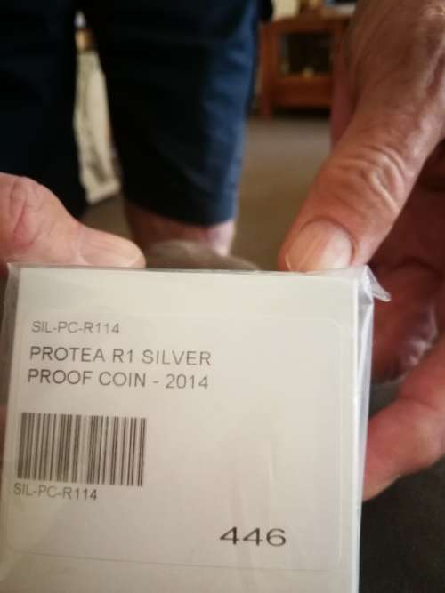2014 Mandela Life of a legend proof silver R1 still sealed in a SAM box