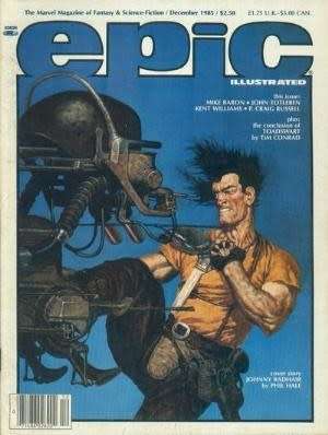 EPIC ILLUSTRATED #33 Marvel Magazine (December 1985) Bronze Age
