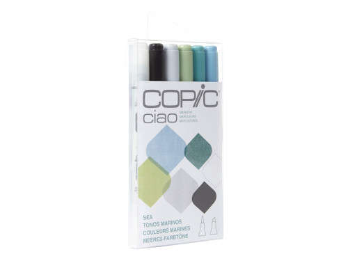 Sea Set 6pc- Ciao - Copic - Markers