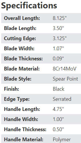 Russian Daggerr Urban 2 folding  knife black semi serrated blade olive